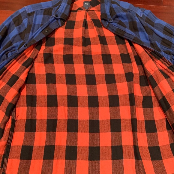 Gap classic flannel lumberjack button up shirt - Picture 5 of 5